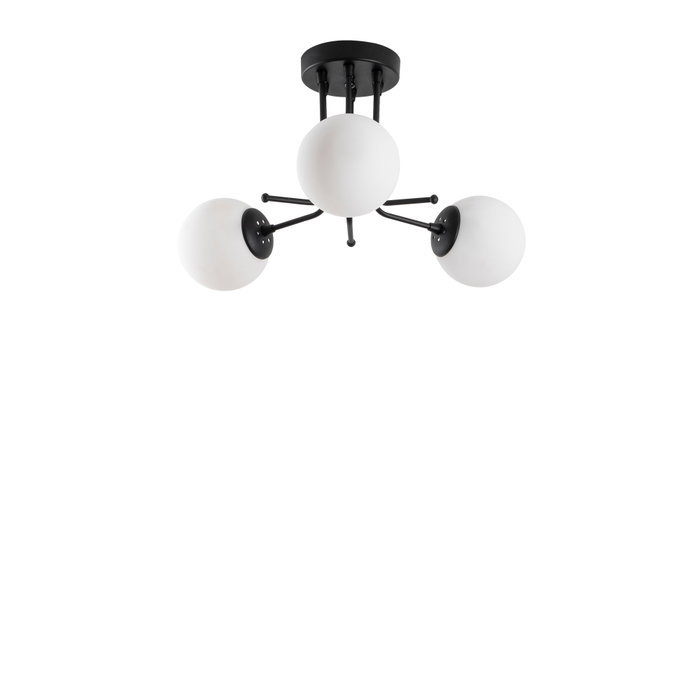 Opviq Daisy-147-AV3 Lámpara de araña Negra